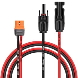 XT60i EcoFlow 12AWG Cable Connect Solar Panel Charge Cable for Solar Generator Portable Power Station XT60i Cable