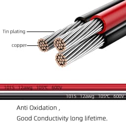 XT60i EcoFlow 12AWG Cable Connect Solar Panel Charge Cable for Solar Generator Portable Power Station XT60i Cable