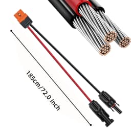 XT60i EcoFlow 12AWG Cable Connect Solar Panel Charge Cable for Solar Generator Portable Power Station XT60i Cable