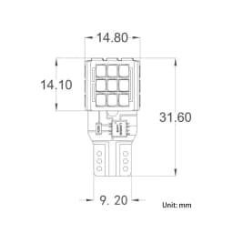 3Pcs High Level Brake Light Bulbs For Mitsubishi Montero Shogun Pajero 4 V80 V93 V97 V98 2007-2020 Brake Light Canbus