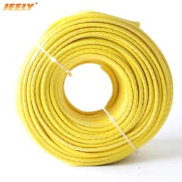 50m 4mm 12 Strands 1500kgs Uhmwpe Fiber Single Braid Winch Rope