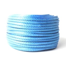 50m 4mm 12 Strands 1500kgs Uhmwpe Fiber Single Braid Winch Rope