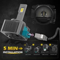 D Series D1S D3S Led Headlight Bulbs 12V 24V Canbus No Error D4S D5S D2S Led Lights D4R D2R Car Lamp Auto Lights 6500K 12V 24V