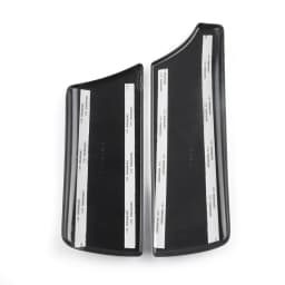 2Pcs Carbon Fiber Center Console Storage Box Armrest Panel Cover Sticker LHD For BMW 5 Series F10 F18 2011-2017 Car Accessories