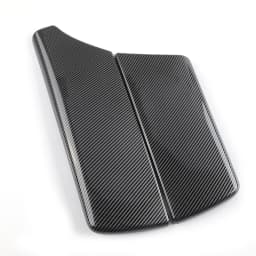 2Pcs Carbon Fiber Center Console Storage Box Armrest Panel Cover Sticker LHD For BMW 5 Series F10 F18 2011-2017 Car Accessories