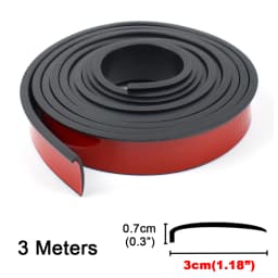 Car Fender Flares Wheel Arch Guard Trim Moulding Strip Eyebrow Lip Anti Scratch Mudflaps Universal Rubber Seal Protector Styling