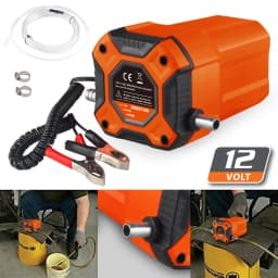 12V Car Electric Oil Extractor Transfer Pump 80W Mini Fuel Engine Oil/Crude Oil Fluid Suction Pump with Tubes For Auto Boat