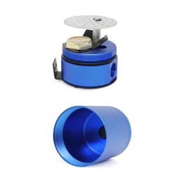 Universal 300ml Oil Catch Can Compact Baffled 2-Port Aluminum Reservoir Oil Catch Tank Fuel Tank Two Hole Breathable Kettle