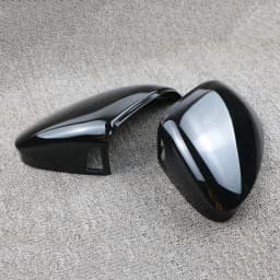 Black For VW Golf 8 MK8 2020 Mirror Cover Rear View Side Mirror Cap Housing Support Lane Change Side Assist Blind Spot Assist