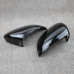 Black For VW Golf 8 MK8 2020 Mirror Cover Rear View Side Mirror Cap Housing Support Lane Change Side Assist Blind Spot Assist