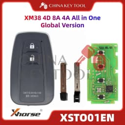 1PCS Xhorse XSTO01EN Global Version For Toyota XM38 Smart Key 4D 8A 4A All in One with Logo for VVDI Support Renew