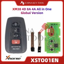 1PCS Xhorse XSTO01EN Global Version For Toyota XM38 Smart Key 4D 8A 4A All in One with Logo for VVDI Support Renew