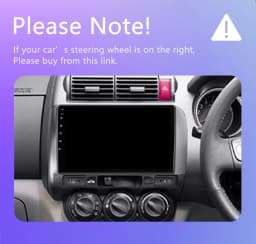 2Din Android Car Stereo Radio For Honda Fit Jazz City 2001-2008 Multimedia Player Navigation GPS Carplay Auto No DVD With Screen