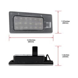 2x For Hyundai Elantra MD Accent Solaris Kia Ceed SW Cerato MK3 Forte MK2 Koup KX3 Led License Plate Lights Auto Tail Tag Lamps