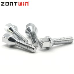 5 Pieces Nuts Suit for BMW X1 X3 X5 X6 X7 3 Series 28/35/40/45/50/55/60 Mm Lengthen Steel Wheel Bolts M14 X 1.5 12*1.5 14*1.25 1