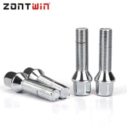 5 Pieces Nuts Suit for BMW X1 X3 X5 X6 X7 3 Series 28/35/40/45/50/55/60 Mm Lengthen Steel Wheel Bolts M14 X 1.5 12*1.5 14*1.25 1