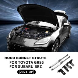 Hood Dampers For Subaru BRZ ZD8 Toyota GR86 ZN8 2021 2022 2023 2024 2025 Front Bonnet Gas Struts Lift Supports Rod Arms Shock
