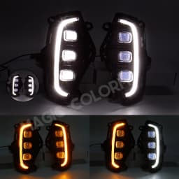 Daytime Running Lamp DRL Led Lights Fog Toyota RAV4 2019 2020 2021 Turn Signal DayLight Accessories