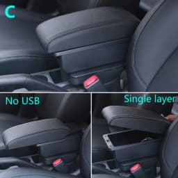 For KIA RIO Armrest Box For KIA STONIC Cerato Car Armrest Europe South Retrofit parts Storage Box Car Accessories 2015-2022
