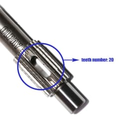 683-45611 Propeller Shaft for YAMAHA Parsun Powertec 2 Stroke 9.9HP 15HP Outboard Motor 683-45611-00 F15-06070001