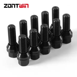 4/5Pieces Wheel B12.9 Grade Forged Bolts Nuts Screw for BMW E90/E60/E39/F10/F20/E46 Audi Benz Vw M12x1.25 12x1.5 14x1.25 14x1.5