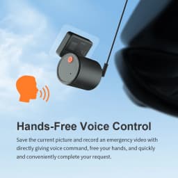 KAWA Dash Cam MINI 3 Tiny 2K 1296P Voice Control Colorful Night Vision 24H Parking Guard Camera WIFI, G-sensor, Supercapacitor