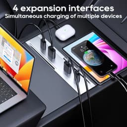 TESY For Tesla Model YL Y Launch Juniper 65W Central Control Type-C USB HUB Fast Charging Model 3 Highland Expansion Dock