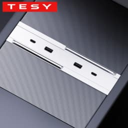 TESY For Tesla Model YL Y Launch Juniper 65W Central Control Type-C USB HUB Fast Charging Model 3 Highland Expansion Dock