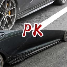 Car Side Skirts Extension Rocker Plate Lip kits for BMW 5 Series E60 E61 525i 530i 530d 535d 540i 550i 2003-2010 Accessories