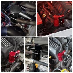 6.4L Oil Can Catch Can Z-Bracket Billet Catch Can for Chrysler Dodge Charger Challenger Jeep Oil Separator Tank