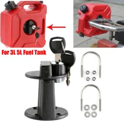 Car Bracket Lock Fastener For 3L 5L Fuel Tank Mount Petrol Can Holder Universal For RV SUV Spare Oil Tank Motorcycle Accessorie