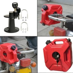 Car Bracket Lock Fastener For 3L 5L Fuel Tank Mount Petrol Can Holder Universal For RV SUV Spare Oil Tank Motorcycle Accessorie