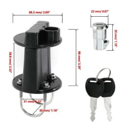 Car Bracket Lock Fastener For 3L 5L Fuel Tank Mount Petrol Can Holder Universal For RV SUV Spare Oil Tank Motorcycle Accessorie