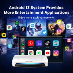 CarlinKit Wireless Carplay TV Box Smart 8+128G Android Auto AI Box HDMI Output Android 13 Video Adapter For Youtube Kia IPTV