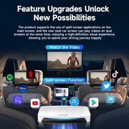 CarlinKit Wireless Carplay TV Box Smart 8+128G Android Auto AI Box HDMI Output Android 13 Video Adapter For Youtube Kia IPTV