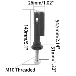 2/4pcs Traction Boards Mounting Pins Kit Theft-Proof Recovery Tracks Bracket Set For Maxtrax Mkii Recovery/Traction Boards