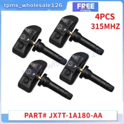 315MHZ TPMS 4PCS Tire Pressure Monitor Sensor JX7T-1A180-AA For 2020 Ford Escape Explorer Lincoln Aviator Corsair JX7Z-1A189-C