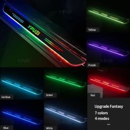 Customized For BYD Atto 3 EV yuan song han 2022 2023 Car Welcome Door illuminated Sill Light Logo Lamp LED Car Pedal Decoration