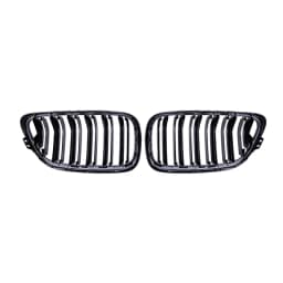For BMW 2 Series F22 F23 F87 M2 Gloss Black Car Front Bumper Kidney Grill Grilles Car Styling Racing Grills Accessory 2014-2018