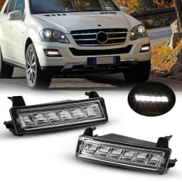 1649060251 1649060151 DRL For Mercedes Benz W164 X164 X204 ML350 ML450 GL450 GLK350 2009 - 2013 LED Daytime Running Lights
