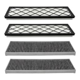 4PCS Cabin Air Filter HEPA for Tesla Model Y Juniper 2020-2026 Air Intake Filter Replacement with Activated Carbon Accessories