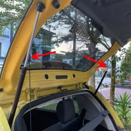 2Pcs 817701C001 for Hyundai Getz 2002-2011 Car Rear Trunk Boot Tailgate Gas Struts Lift Support Rod Bars