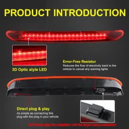 1pc For Volkswagen Golf 6 Golf 7 Mk6 Polo Hatchback 6R 2011-2017 5K0945087B LED Rear Third Stop Lights Rear Brake Light CANbus