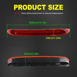 1pc For Volkswagen Golf 6 Golf 7 Mk6 Polo Hatchback 6R 2011-2017 5K0945087B LED Rear Third Stop Lights Rear Brake Light CANbus