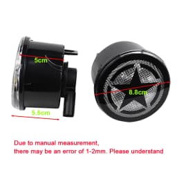 LED Turn Signal Lights for Jeep Wrangler JK & Unlimited 2007-2018 Star Front Grill Indicator Blinkers Parking Lights