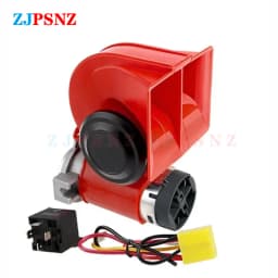 12V 24V Car Twin Dual Tone Compact Air Horns Kits For Car Truck Lorry SUV RV Train Caravan Boat Twin Tone Super Loud Waterproof