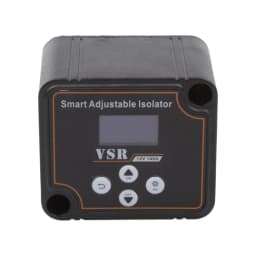 12V 140A Adjustable Dual Battery Isolator LCD Display Voltage Sensitive Split Charge Relay Voltage Setting VSR for Camper Car RV