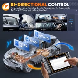 FOXWELL NT710 OBD2 Diagnostic Scan Tool Car Code Reader ECU Coding Full System Bi-directional ODB OBD2 Automotive Scanner