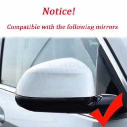 For BMW X3 G01 X4 G02 X5 G05 X6 G06 X7 G07 2018 2019 2020 M Style Black Rearview Mirror Cover X3M Look