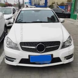 Perfect Match Front Bumper Grille Grill For Mercedes Benz C W204 C204 S204 2007-2014 C180 C200 C250 C300 AMG GT Diamond Tuning